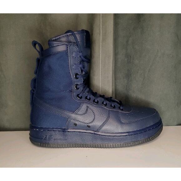 Nike SF AF1 857872-400 Air Force 1 Sneaker Boot Binary Blue US Women's 7.5 - Picture 5 of 12